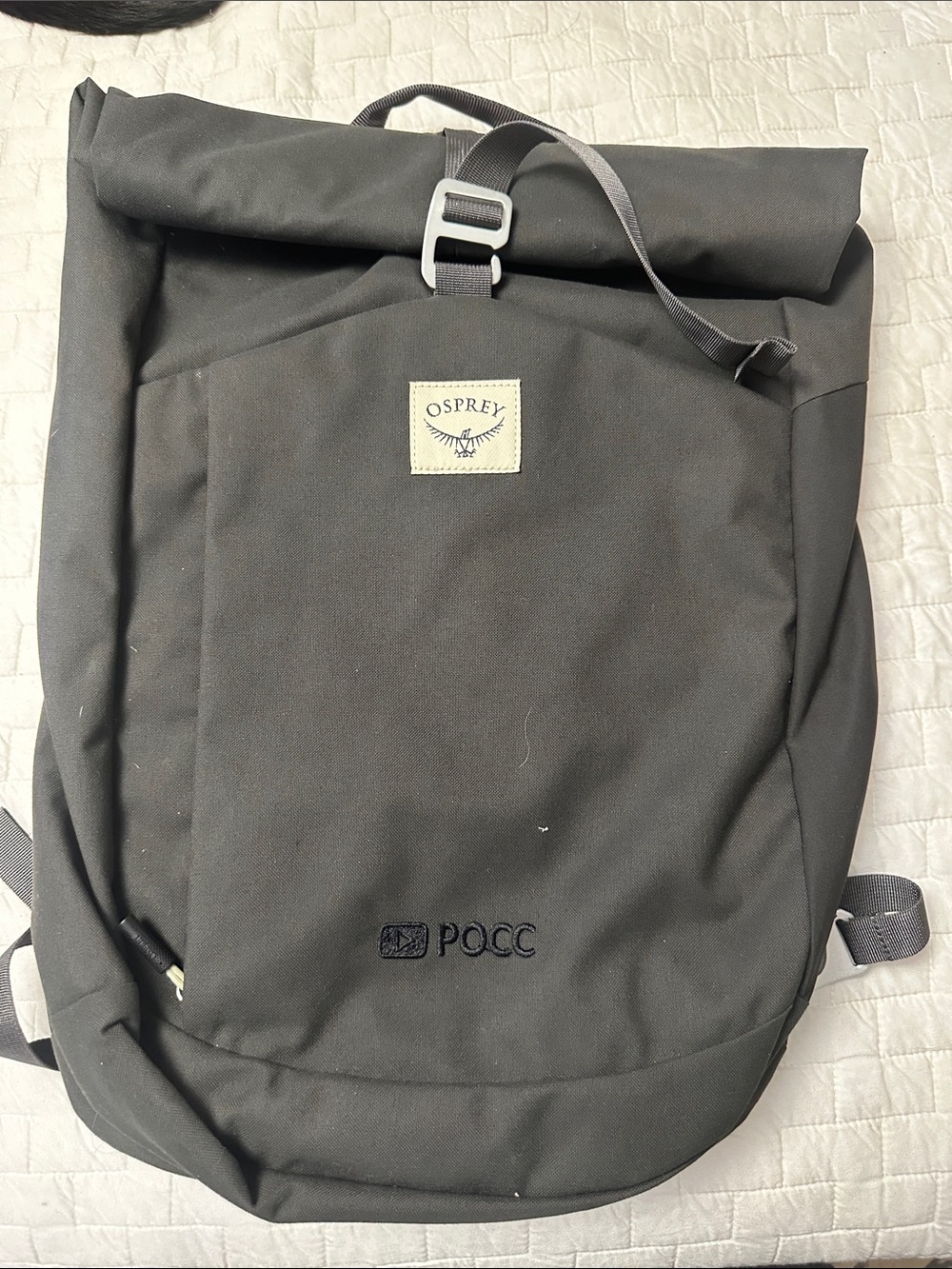OSPREY Arcane  Black Roll-Top Commuter Backpack